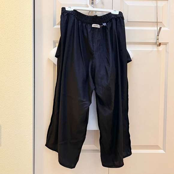 Calvin Klein high rise wide leg pull on pants - Picture 8 of 11